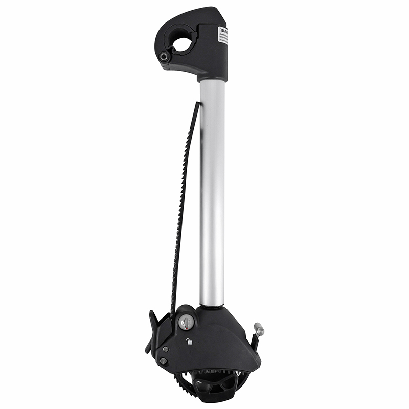 Bras fixe cadre pour porte-vélos plateforme EUFAB longueur 32 cm avec antivol arceau en U 3 cm - vue 3