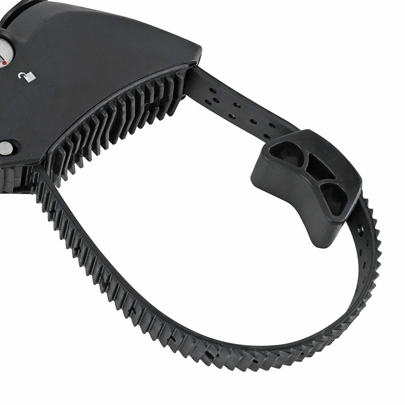 Bras fixe cadre pour porte-vélos plateforme EUFAB longueur 32 cm avec antivol arceau en U 3 cm - vue 4