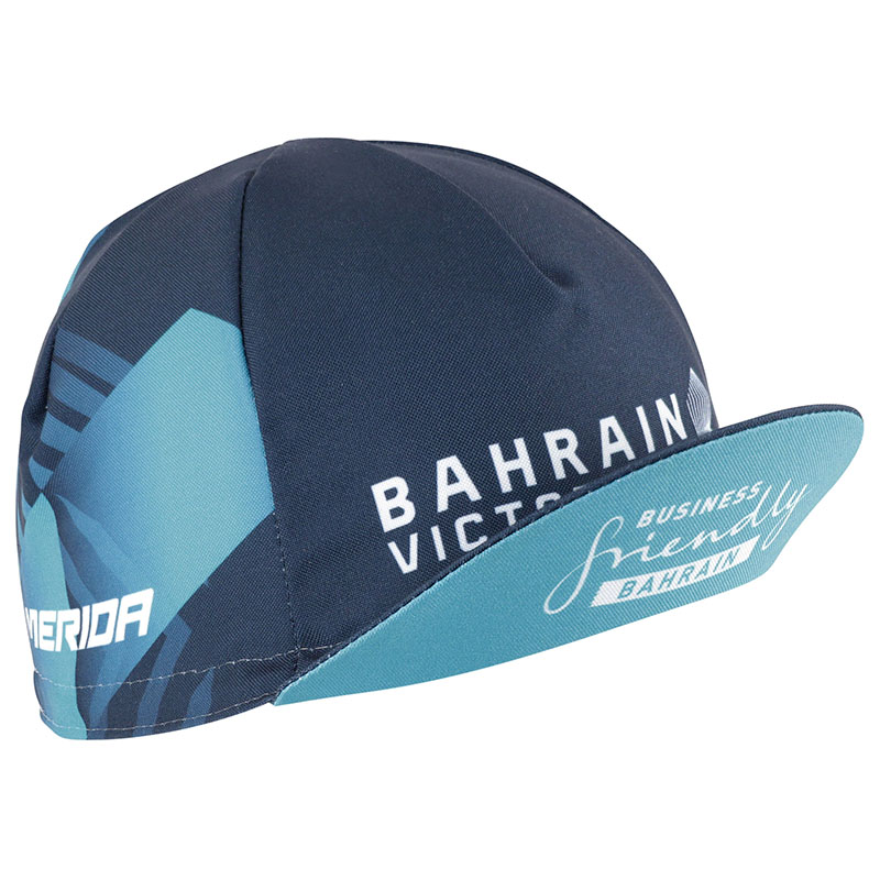 Casquette Pro Bahrain Victor noir turquoise GIST - vue 2