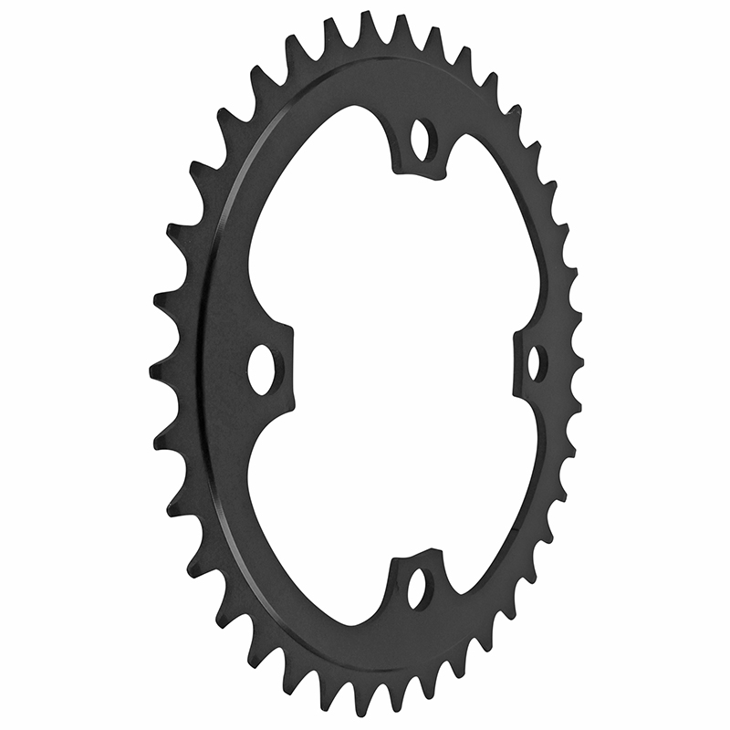 Plateau vae-e-bike 4BRA d.104 pour bosch - brose - yamaha -bafang Esjot 38DTS mono noir alu (2.38 - 1-2X3-32" - 5.65 – 1-2X11-128") - vue 2