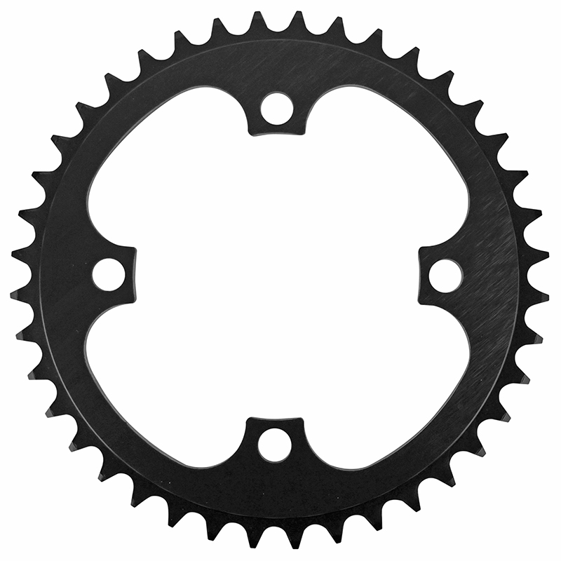 Plateau vae-e-bike 4BRA d.104 pour bosch - brose - yamaha - bafang Esjot 40DTS mono noir alu (2.38 - 1-2X3-32" - 5.65 – 1-2X11-128") - vue 2