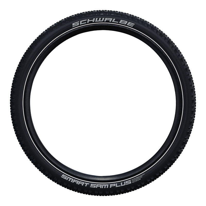 Pneu VTT VAE 20 x 2.35 Schwalbe Smart Sam Plus Addix noir flanc Reflex TR double defense Greenguard - vue 4