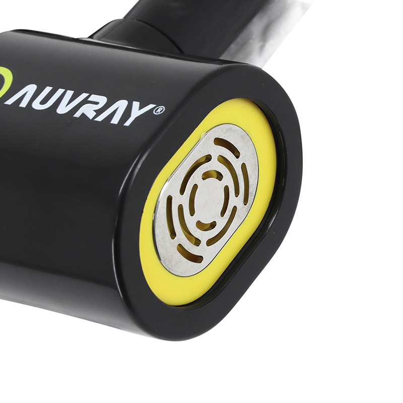 Antivol U bloque disque Auvray Xtrem Mini Alert avec alarme sonore 44 x 66 mm diam 16 mm avec cordon de rappel classe SRA 3 clés - vue 4