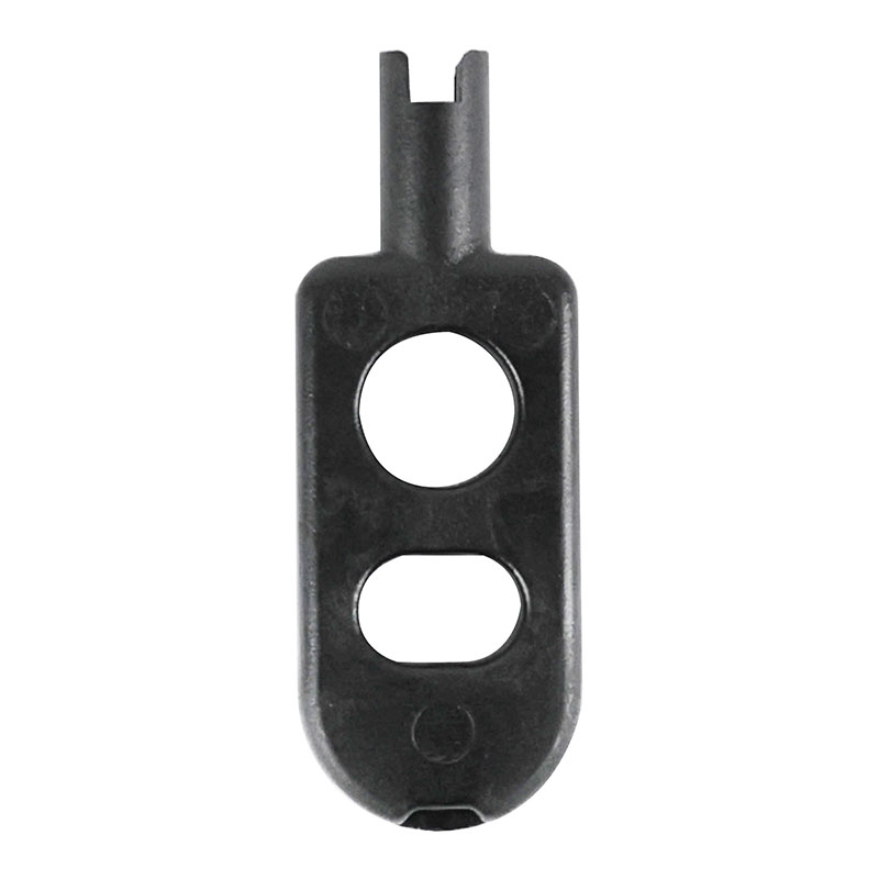 Valve de pneu tubeless Schrader Velox aluminium noir 60 mm obus démontable paire - vue 2
