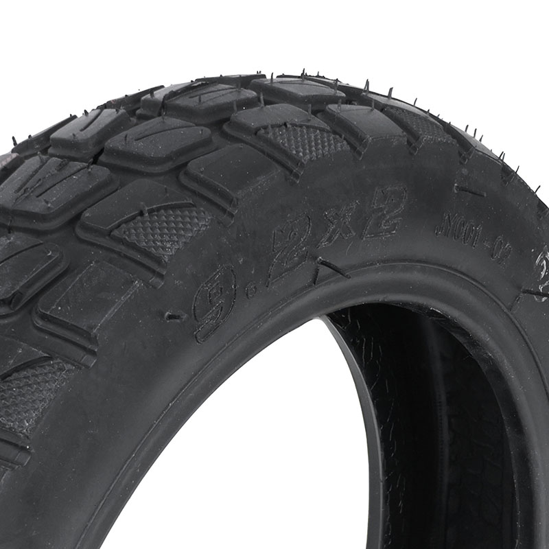 Pneu trottinette tubeless 9,2 x 2,00-6,1 cross noir Sélection P2R - vue 3