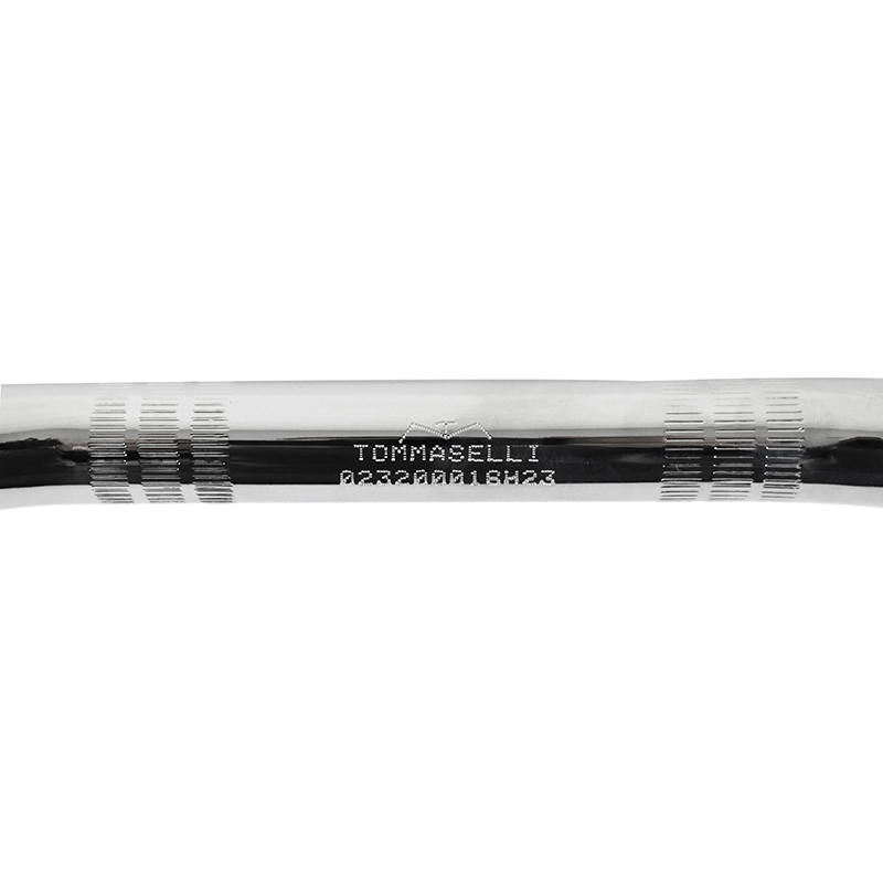 Guidon moto route Tommaselli acier diam 22 MM long 755 MM haut 78 MM chrome sans barre de renfort - vue 5