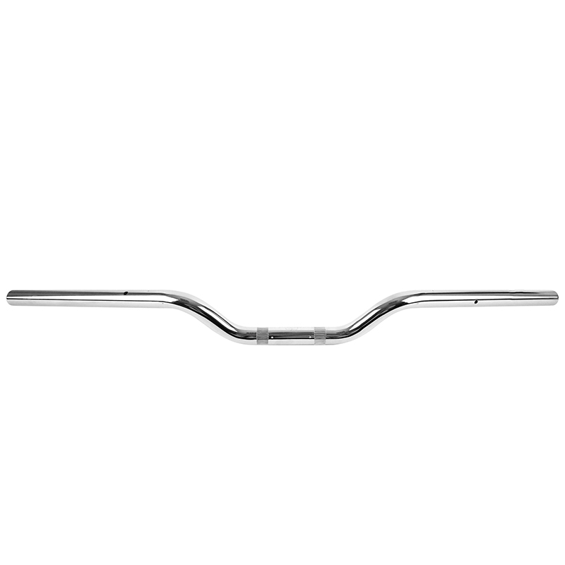 Guidon moto route Tommaselli acier diamètre 22 mm longueur 760 mm hauteur 35 mm chrome sans barre de renfort - vue 2
