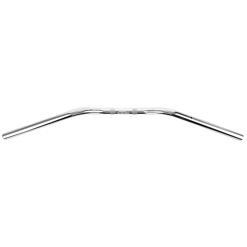 Guidon moto route Tommaselli acier diamètre 22 mm longueur 760 mm hauteur 35 mm chrome sans barre de renfort - vue 4