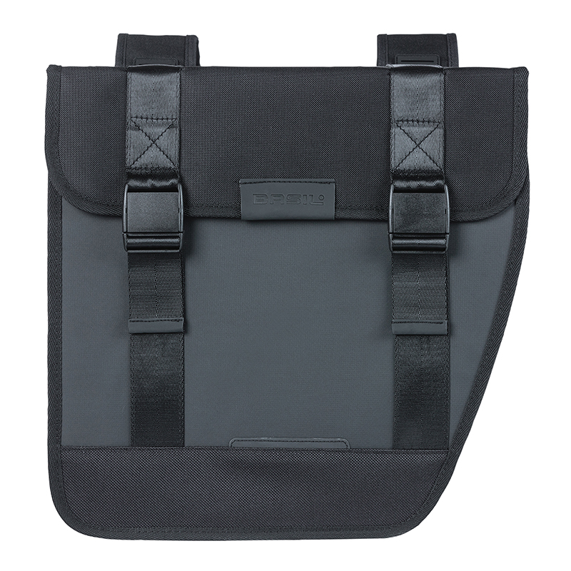 Sacoche arrière vélo double Basil Tour 28L noir (29,5x14x29,5cm) - vue 4