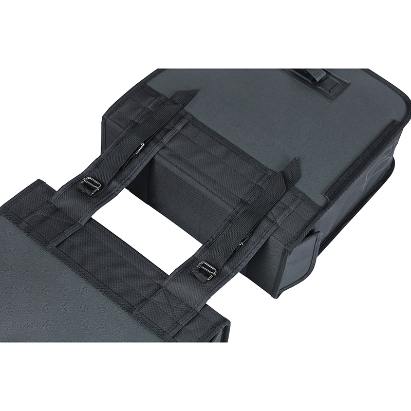 Sacoche arrière vélo double Basil Tour 28L noir (29,5x14x29,5cm) - vue 6