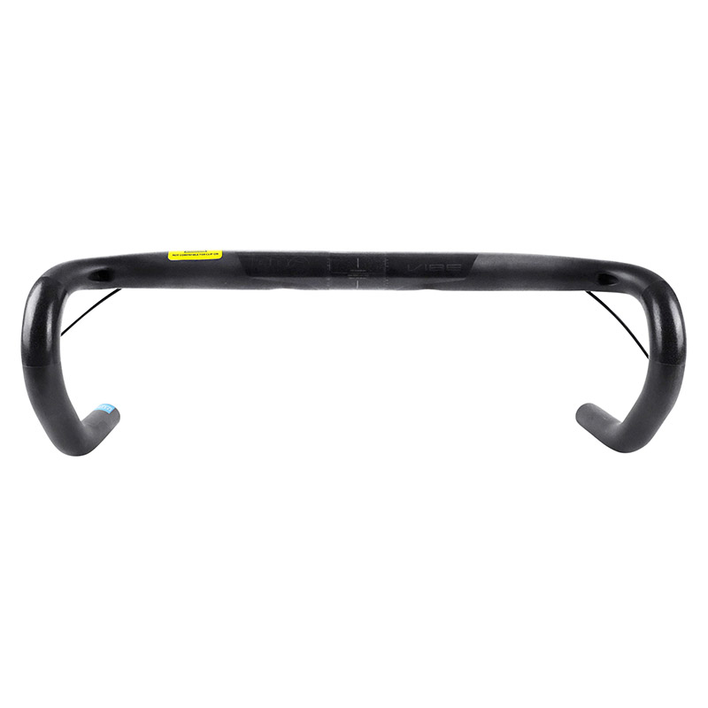 Cintre route pro vibe anatomic carbone noir l 42 exterieur (axe-axe 42CM) pour potence 31.8MM pour passage cable interne (DI2) - vue 2