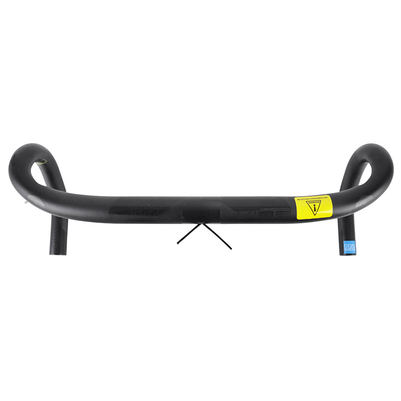 Cintre route pro vibe anatomic carbone noir l 42 exterieur (axe-axe 42CM) pour potence 31.8MM pour passage cable interne (DI2) - vue 3