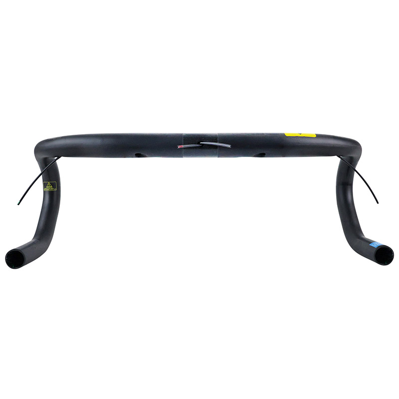 Cintre route pro vibe anatomic carbone noir l 42 exterieur (axe-axe 42CM) pour potence 31.8MM pour passage cable interne (DI2) - vue 4