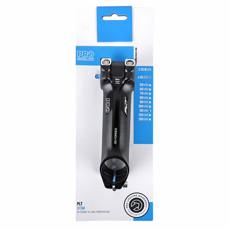 Potence route Pro PLT aluminium noir réversible 31,8 ±10° L110 mm - vue 4