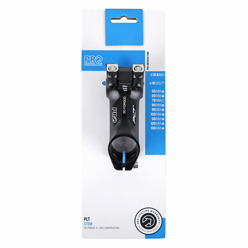 Potence route Pro PLT alu noir réversible 31,8 ±10° 70 mm - vue 4