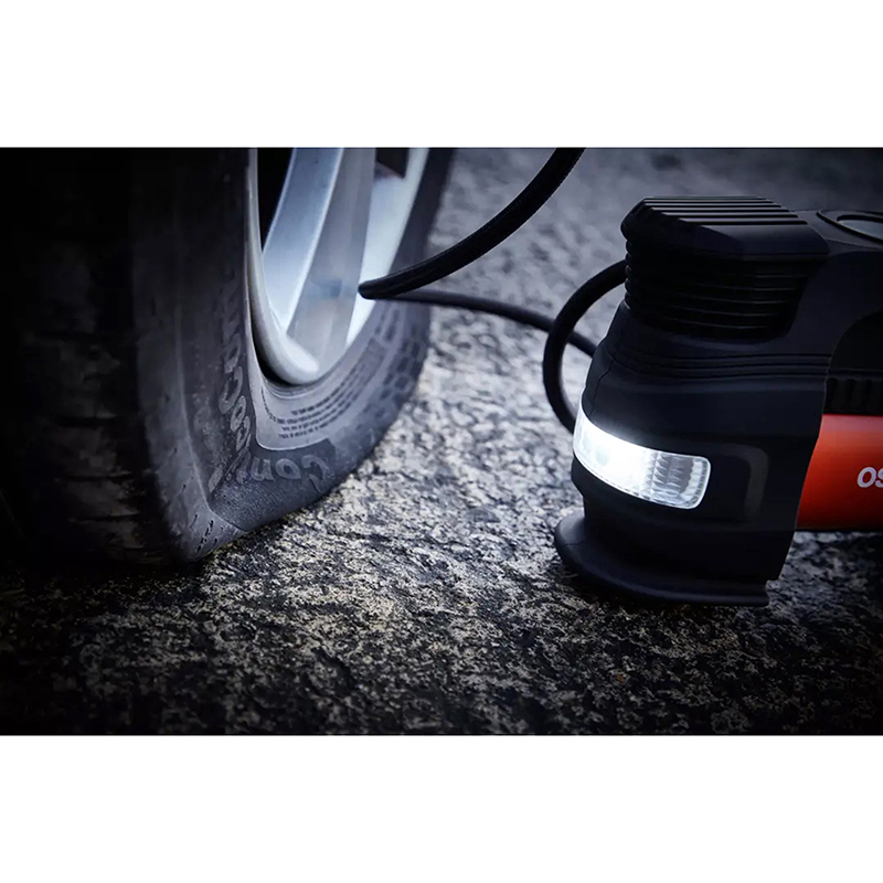 Compresseur-gonfleur universel OSRAM 830 12V 180W écran LED rétro-éclairé débit 40-43 L/min - vue 8