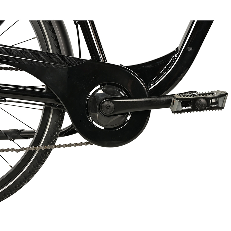 Vélo ville musculaire Leader Fox Region 2025 mixte noir 28 pouces 7V cadre alu 19 pouces - vue 5