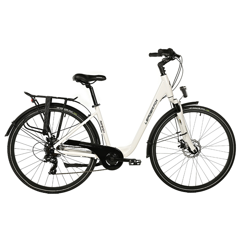 Vélo city bike 28 Leader Fox Région 2025 mixte blanc 7V cadre alu 17 pouces - vue 2