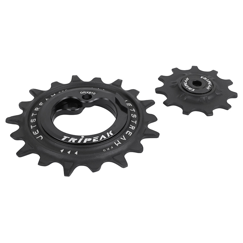 Galet derailleur aopw Tripeak 11-18 dents ceramique 12-11X2V. shimano GRX RX810 - 815 - 820 noir (jeu de 2) (garantie 4 ans) - vue 2