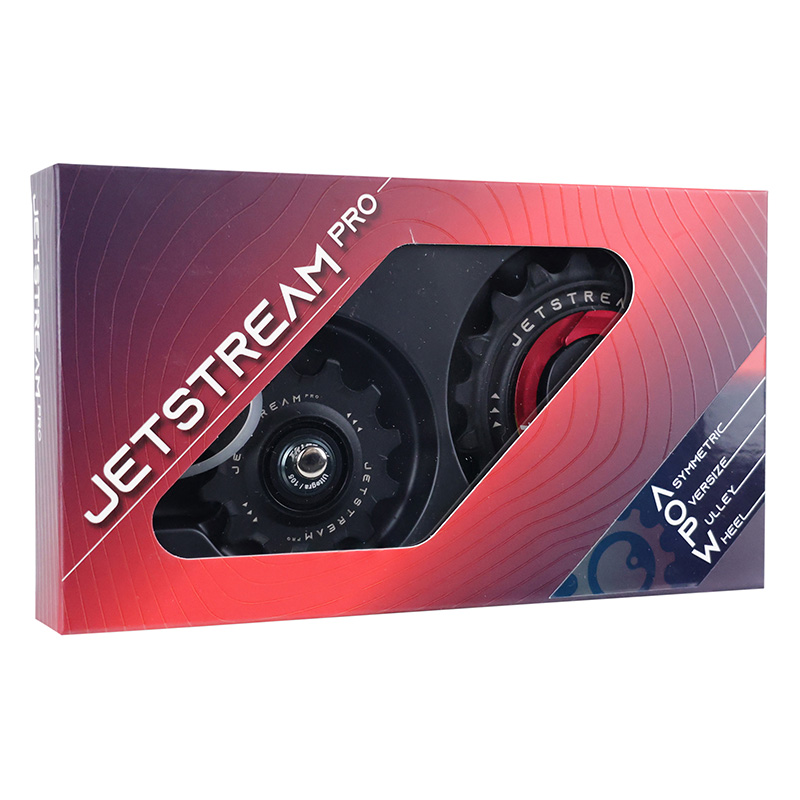 Galet derailleur aopw Tripeak 12-18 dents ceramique 11X2V. shimano ultegra R8000GS - 105 R7000GS rouge (jeu de 2) (garantie 4 ans) - vue 4