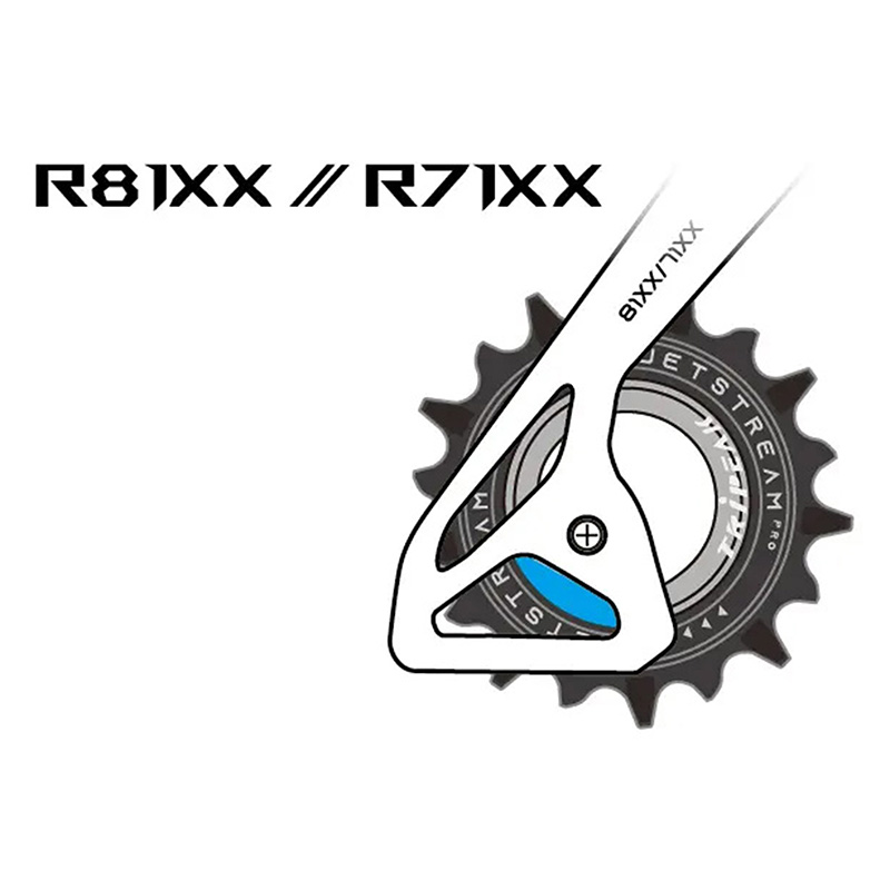 Galet dérailleur Tripeak 12-18 dents céramique 12X2V Shimano Ultegra R8100 - 105 R7100 noir (jeu de 2) - vue 3