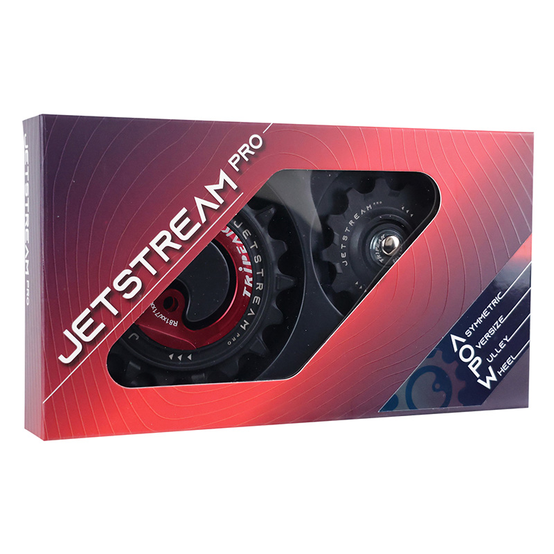 Galet derailleur aopw Tripeak 12-18 dents ceramique 12X2V. shimano ultegra R8100 - 105 R7100 rouge (jeu de 2) (garantie 4 ans) - vue 4