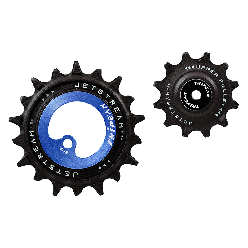 Galet derailleur aopw Tripeak 12-18 dents ceramique 12X1V. sram VTT eagle axs bleu fonce (jeu de 2) (garantie 4 ans)