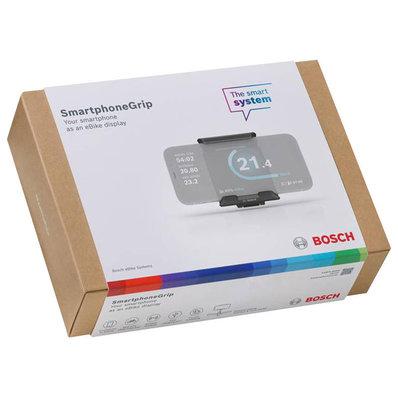 Support chargeur smartphone Bosch fixation cintre largeur réglable 67-88 mm - vue 3