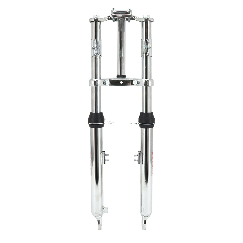 Fourche cyclo EBR pour MBK 51 chrome diamètre 28 mm - vue 2