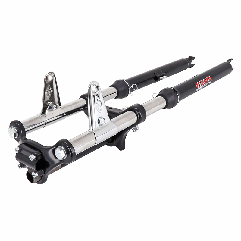Fourche cyclo EBR pour MBK 51 noir diamètre 28 mm - vue 3