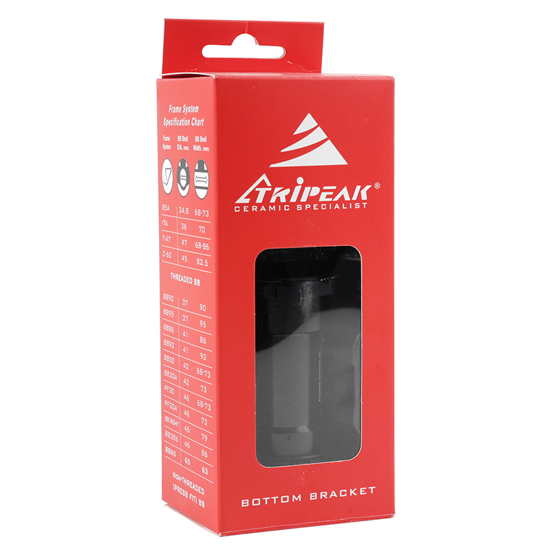 Cuvette intégrée boîtier VTT-route à emboîter Tripeak TwistFit céramique 73 mm diam 42 mm axe 28,99/30 mm - vue 6