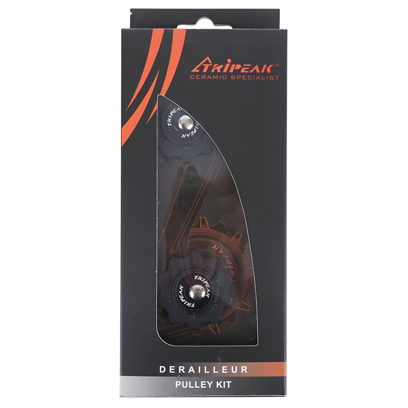 Galet dérailleur route Tripeak 10-10 dents céramique 11-10V Campagnolo noir (blister de 2) - vue 4