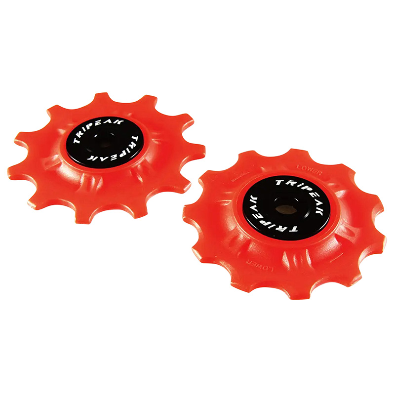 Galet dérailleur VTT Tripeak 11-11 dents céramique 11-10V Shimano-SRAM rouge (blister de 2) - vue 2