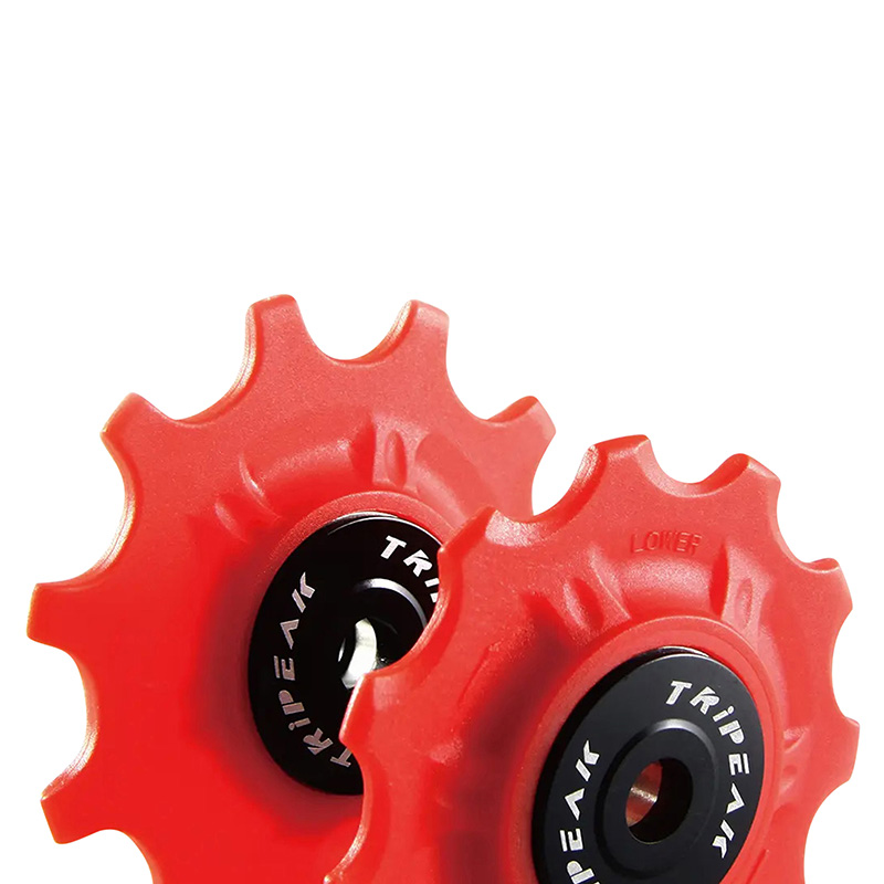Galet dérailleur VTT Tripeak 11-11 dents céramique 11-10V Shimano-SRAM rouge (blister de 2) - vue 3
