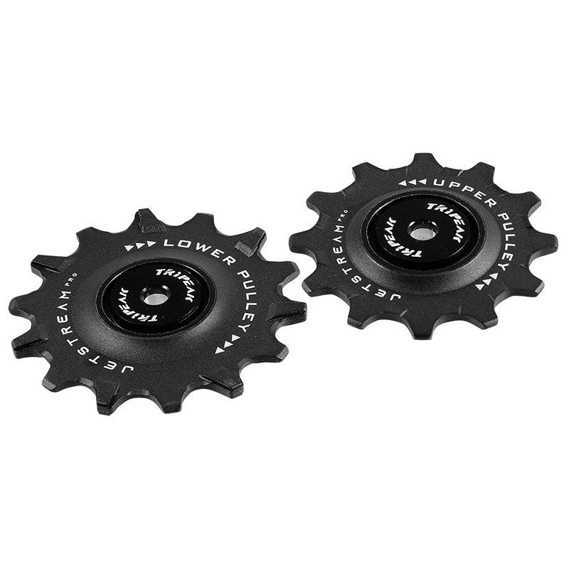 Galets dérailleur route Tripeak céramique 12-14 dents 11V Shimano Dura-Ace R9100 / Ultegra R8000 / 105 R7000 noir (lot de 2) - vue 2