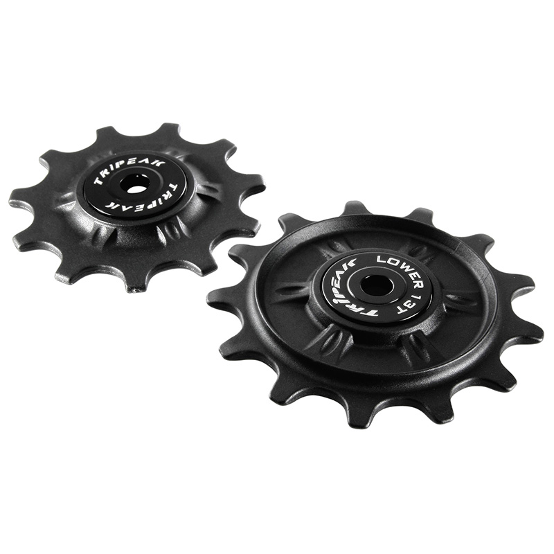 Galet derailleur gravel-vtt Tripeak 11-13 dents ceramique 11V. shimano GRX-XT (GRX810 - 815 - XTM8000) noir (blister de 2) - vue 2