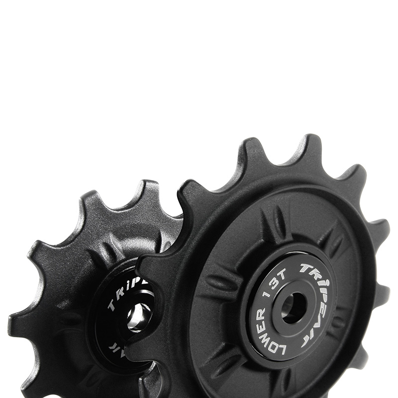 Galet derailleur gravel-vtt Tripeak 11-13 dents ceramique 11V. shimano GRX-XT (GRX810 - 815 - XTM8000) noir (blister de 2) - vue 3