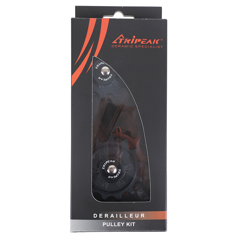 Galet derailleur gravel-vtt Tripeak 11-13 dents ceramique 11V. shimano GRX-XT (GRX810 - 815 - XTM8000) noir (blister de 2) - vue 4