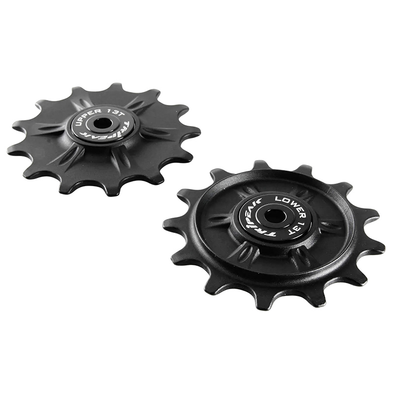 Galet derailleur gravel-vtt Tripeak 13-13 dents ceramique 11V. shimano GRX-XT (GRX 812 - 817 - XTM8000) noir (blister de 2) - vue 2