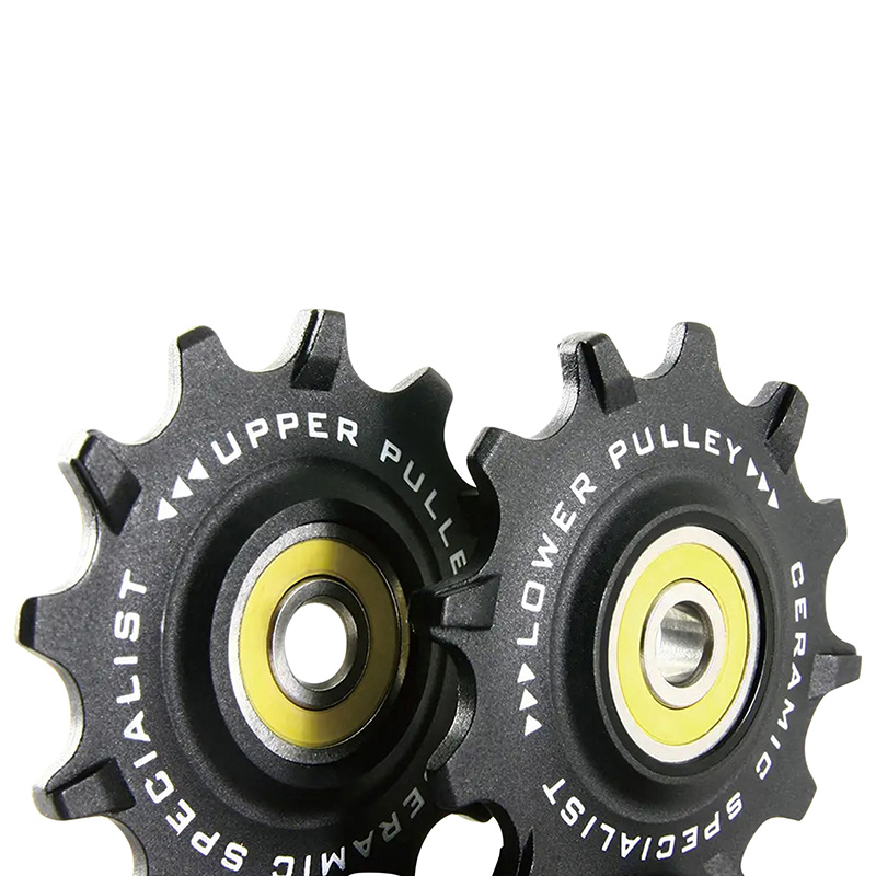 Galet dérailleur VTT Tripeak 12-12 dents céramique 11V SRAM X0 X1 X01 GX noir (blister de 2) - vue 3