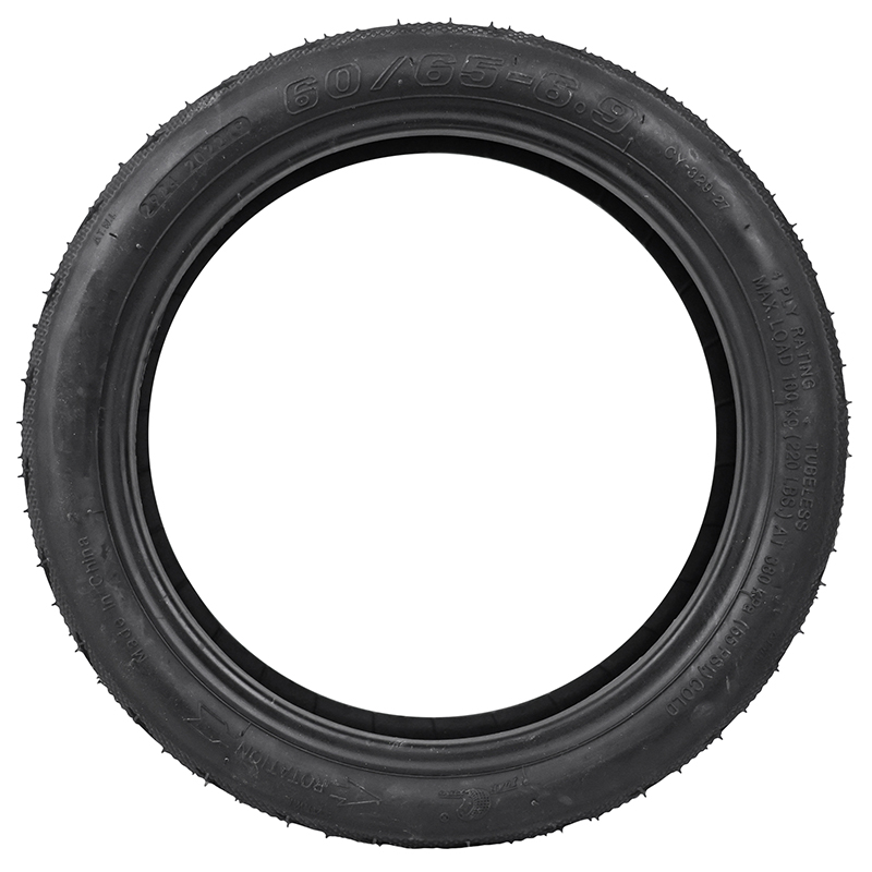 Pneu trottinette tubeless gel anti-crevaison 120° 60-65-6.9 Cityroad noir Sélection P2R - vue 2