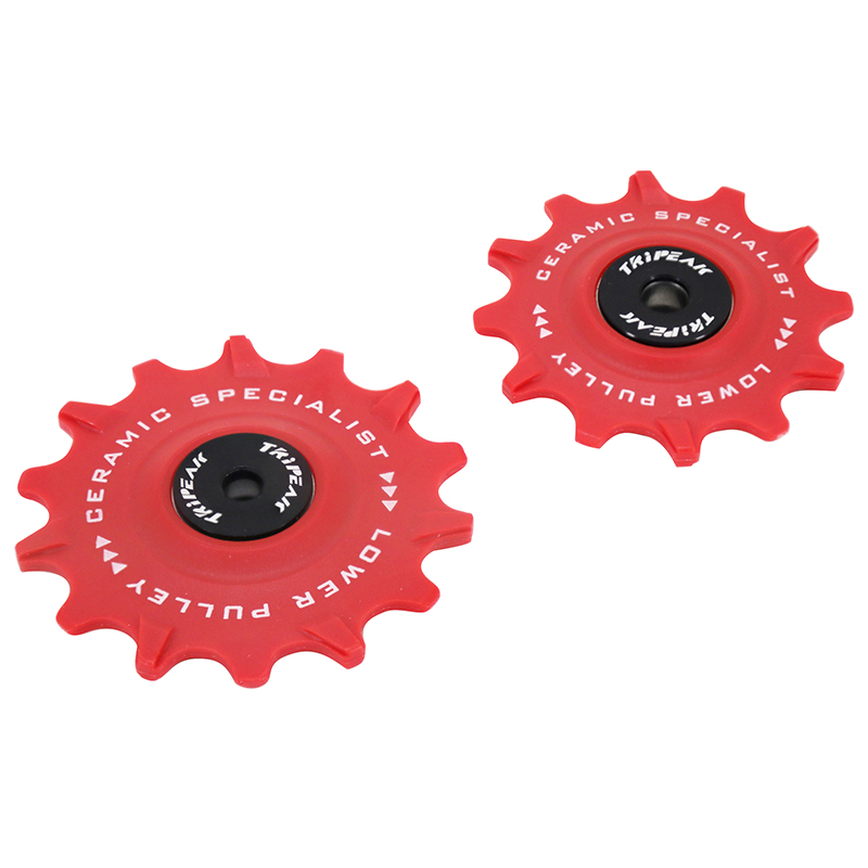 Galet de dérailleur VTT Tripeak 12-14 dents céramique 12-11V SRAM Eagle - Eagle AXS rouge (blister de 2) - vue 2
