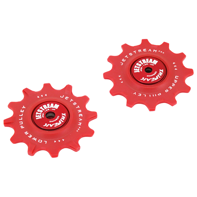 Galet dérailleur route Tripeak 12-12 dents céramique 12V SRAM eTap AXS rouge (blister de 2) - vue 2