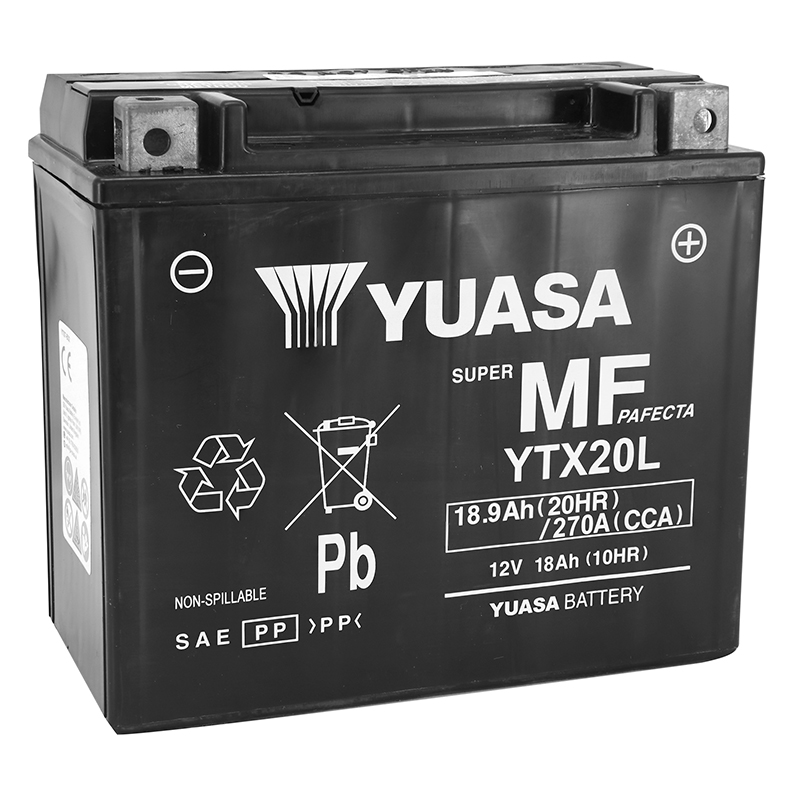 Batterie Yuasa YTX20L SLA AGM sans entretien - vue 3