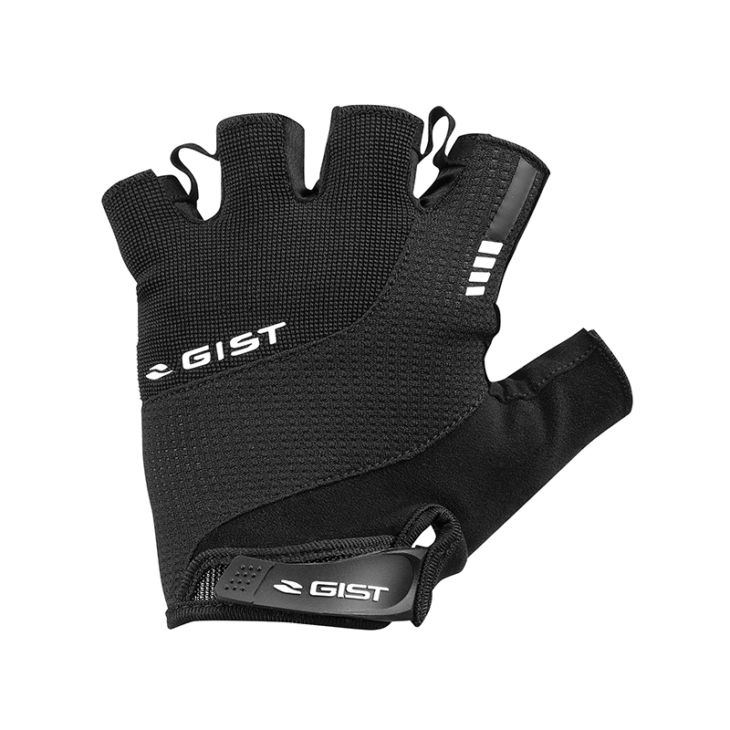 Gants vélo court Gist Kontrol été noir XS avec velcro -5512