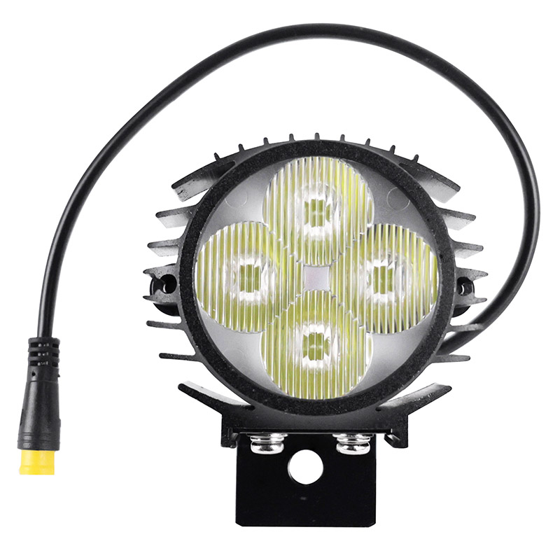 Éclairage phare LED pour trottinette Kugrin G2 Master - Smartgyro Ryder noir - Sélection P2R - vue 2