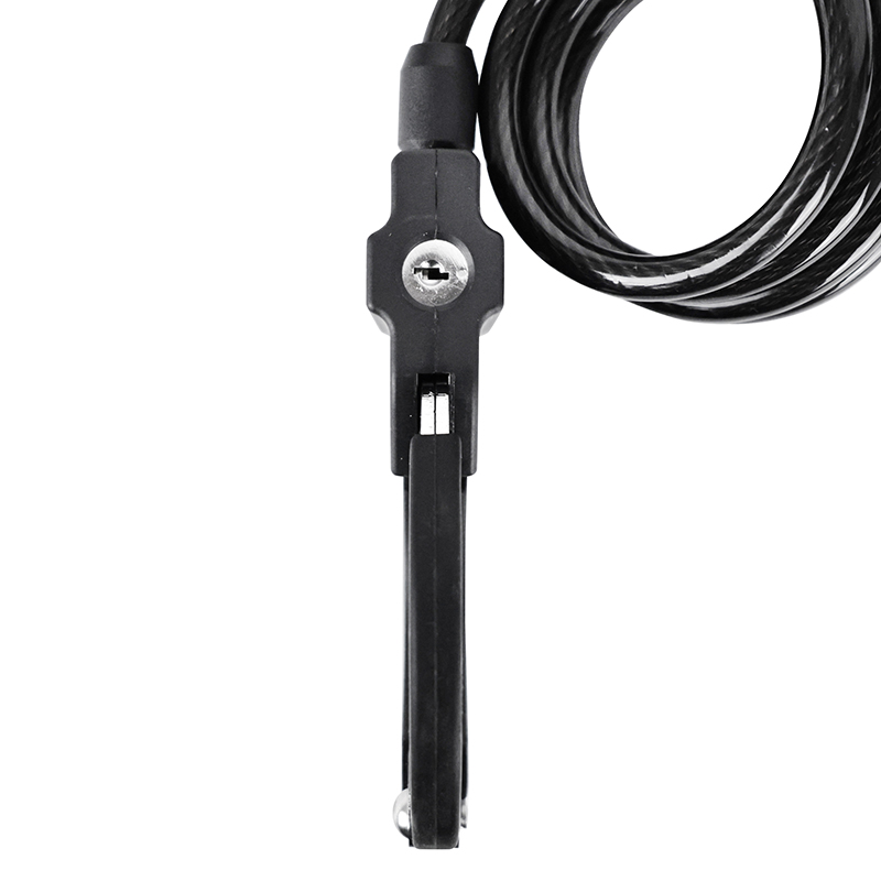Antivol vélo trottinette câble à boucle avec menottes diamètre 8 mm longueur 1 m Sélection P2R - Niveau sécurité 6 - vue 2