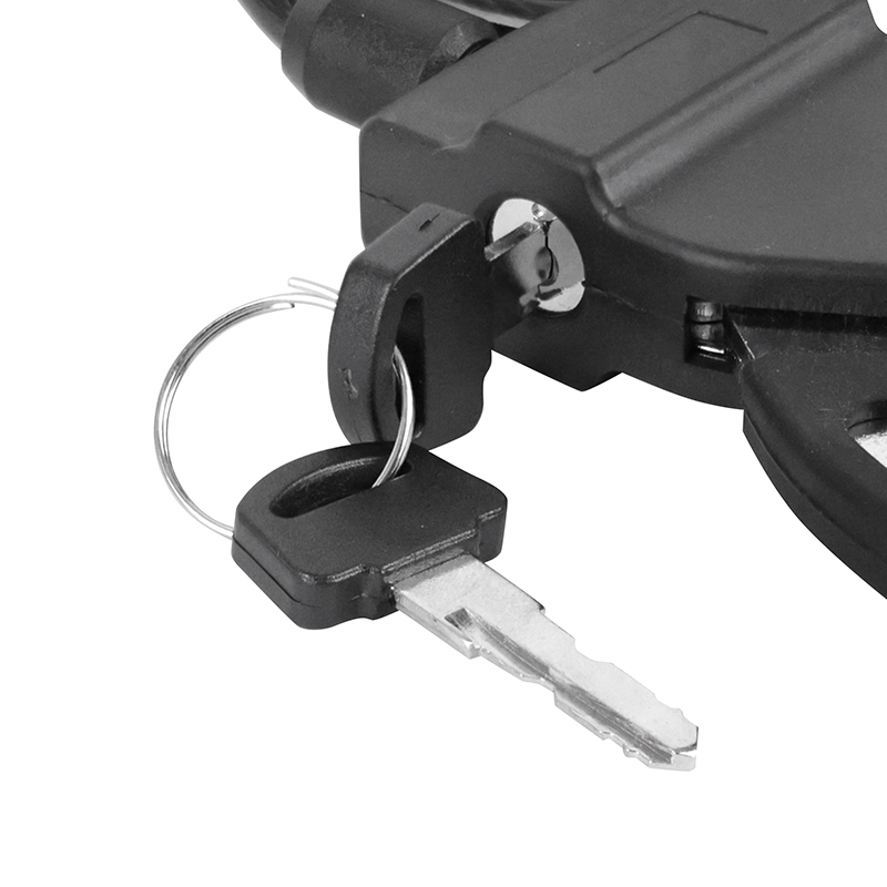 Antivol vélo trottinette câble à boucle avec menottes diamètre 8 mm longueur 1 m Sélection P2R - Niveau sécurité 6 - vue 3