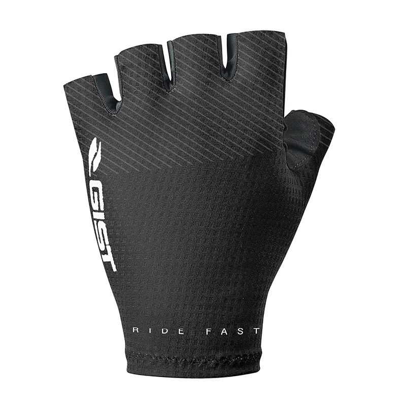 Gants vélo court Gist Race été noir XL
