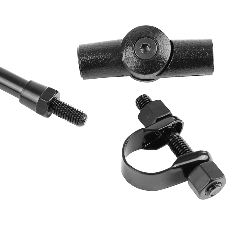 Rétroviseur universel repliable noir P2R homologué CE - vue 3